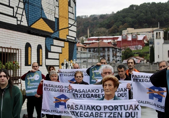 Protesta de los vecinos de Escalerillas.