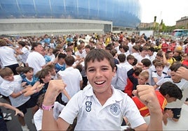 La Fan Zone de Anoeta mantiene toda su esencia