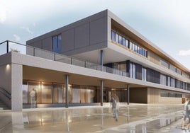 Infografía del futuro edificio de ESO de Egape.