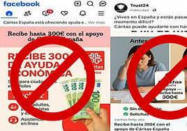 Cáritas Gipuzkoa alerta sobre una estafa en redes sociales que utiliza su nombre para robar datos personales