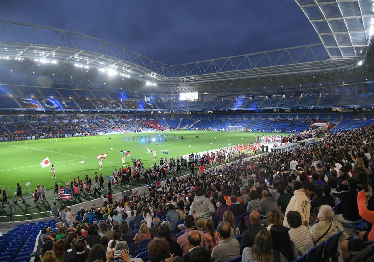 Acto de inauguración de la Donosti Cup