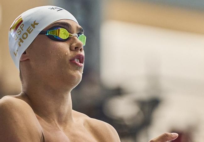 Luca Hoek, nuevo recordman español de 50 libre.