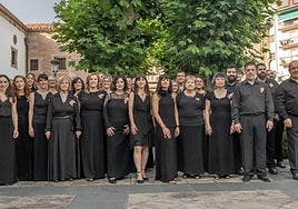 Los miembros de Alboka abesbatza estarán por tierras gallegas hasta el 9 de julio.