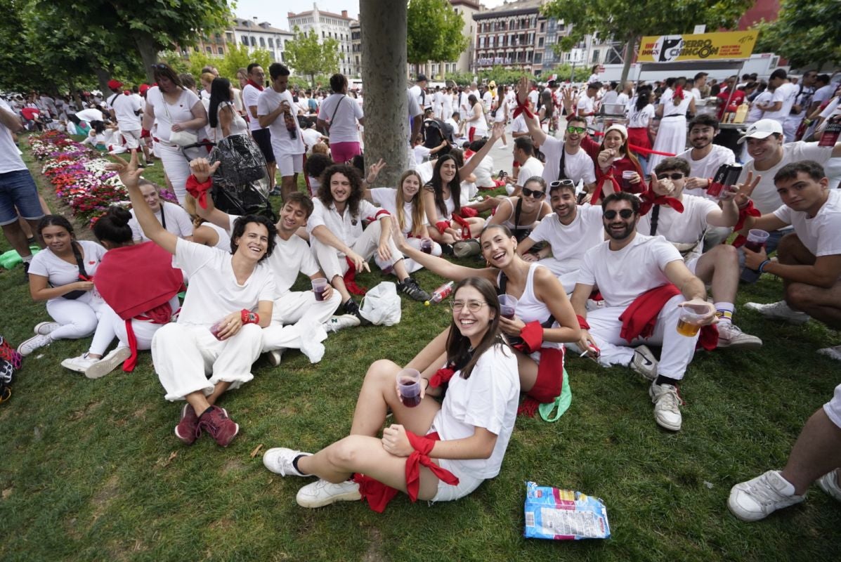 Ambientazo en San Fermín
