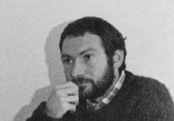 Joseba Sarrionandia, en una de sus últimas imágenes antes de la fuga.