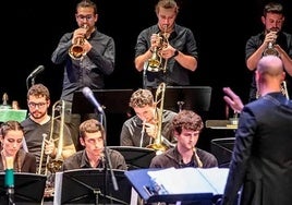 Una actuación de la Musikene Big Band, en una imagen de archivo.