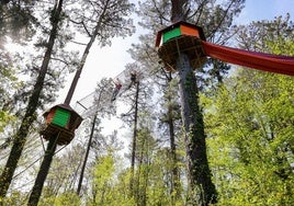 El parque de aventuras a media hora de San Sebastián ideal para pasar el día con niños