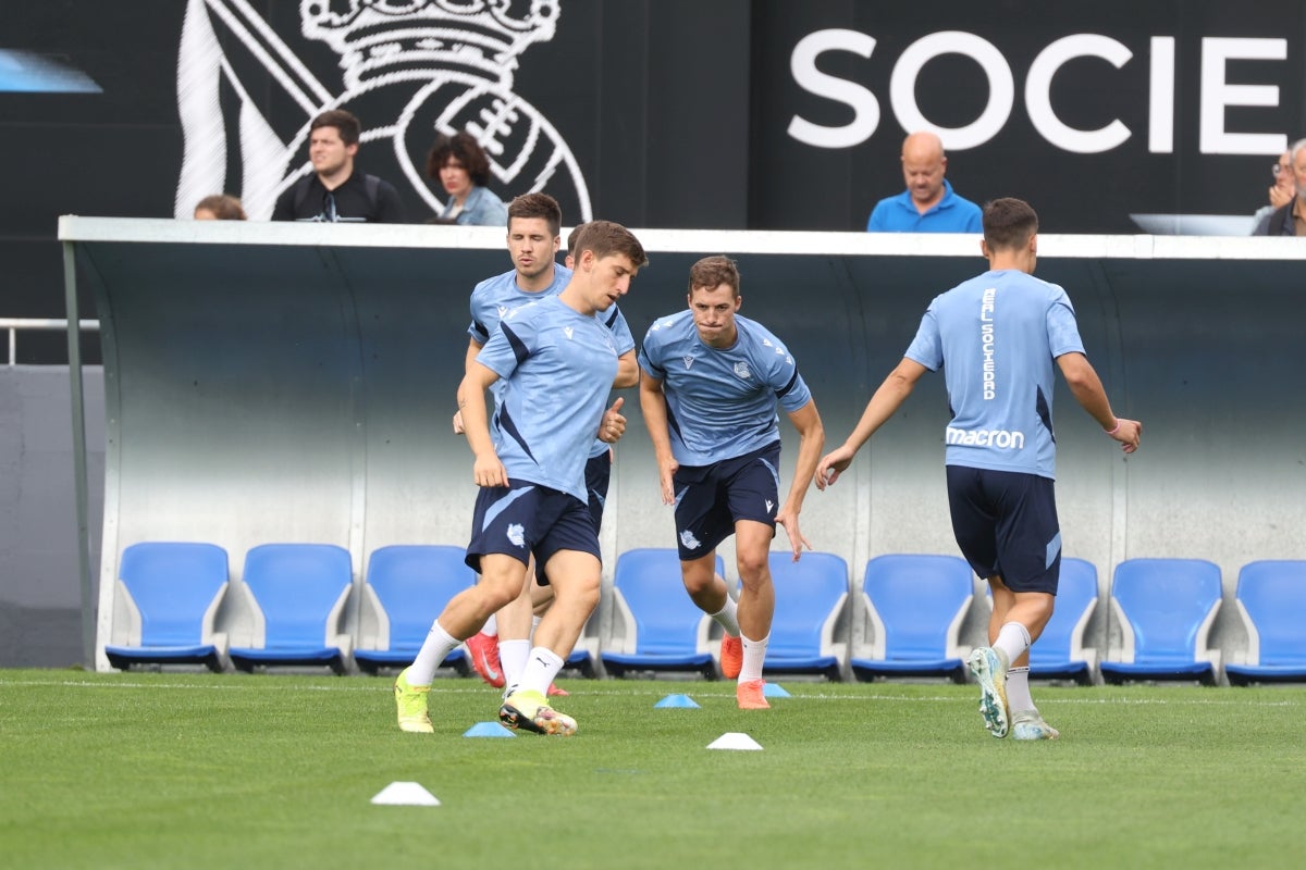 Entrenamiento al calor de la afición