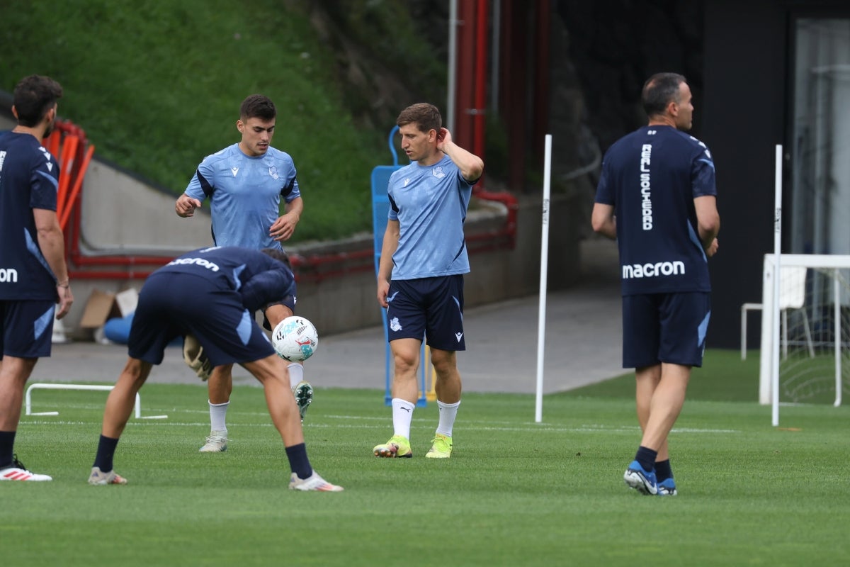 Entrenamiento al calor de la afición
