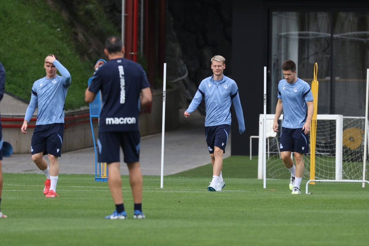 Entrenamiento al calor de la afición