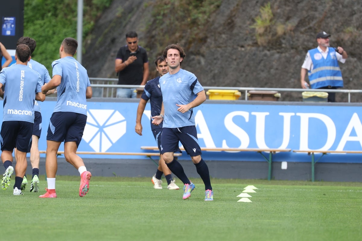 Entrenamiento al calor de la afición