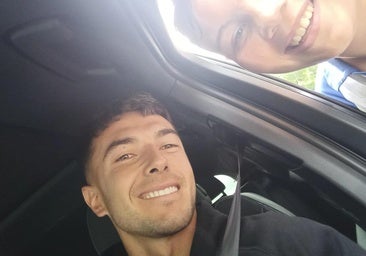 «Era Zubimendi!»: el inesperado encuentro de un joven aficionado esta mañana en Zubieta