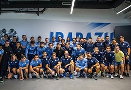 Oyarzabal regresa antes de sus vacaciones y Zubimendi se despide de sus compañeros en Zubieta