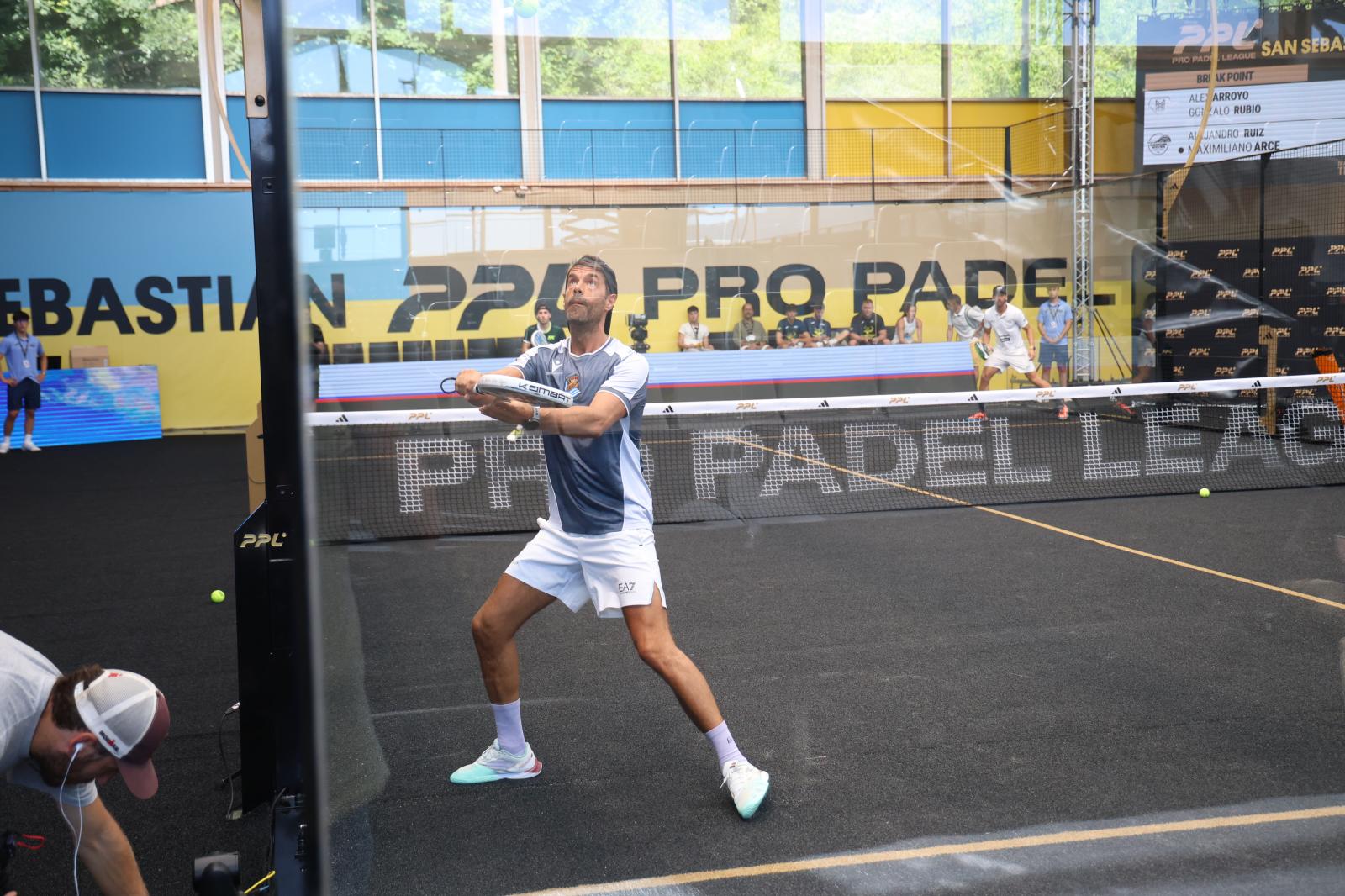 Xabi Prieto y Fernando Llorente se miden a las estrellas del Pro Padel League