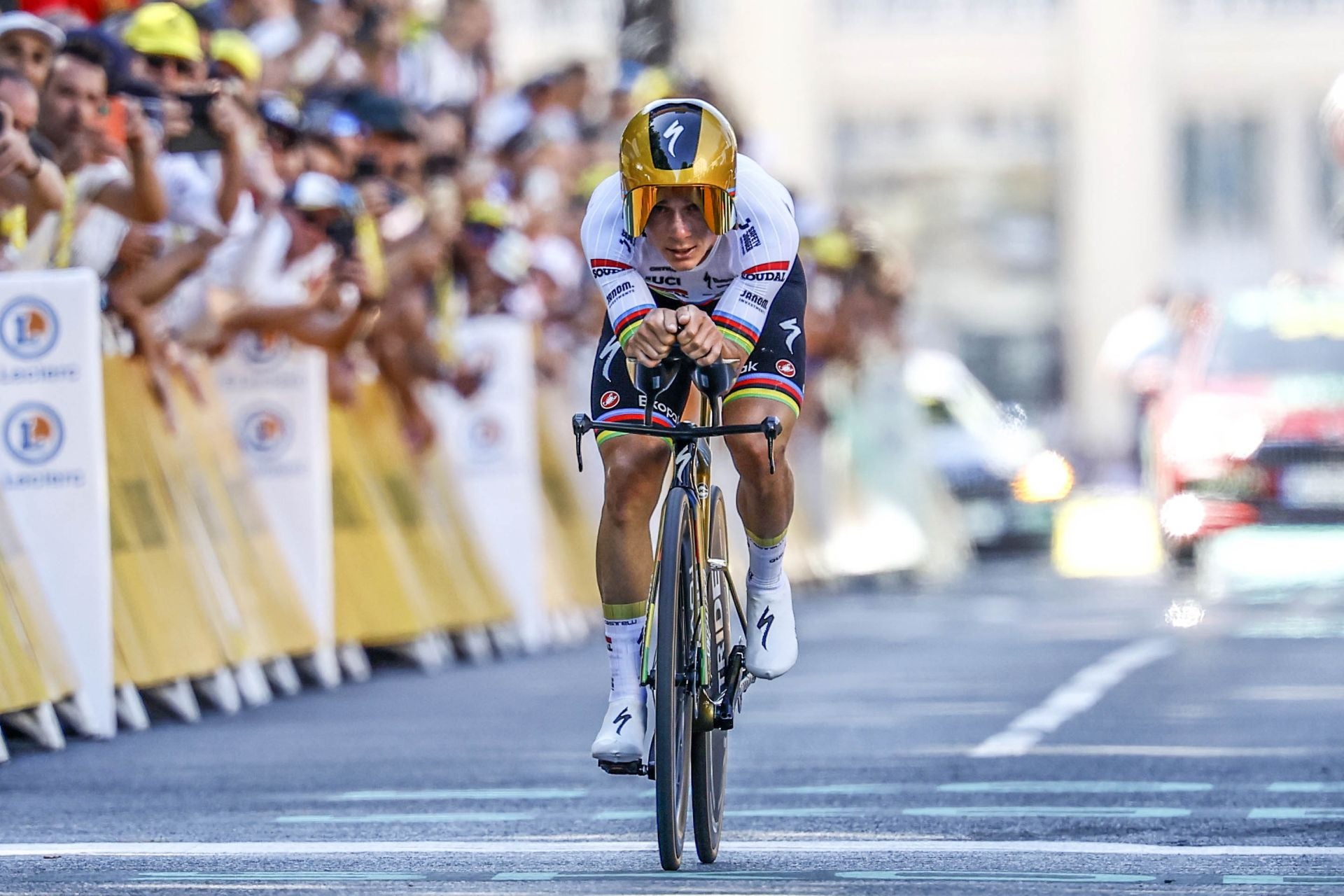 El ciclista belga, del Soudal Quick-Step, se impuso en la quinta etapa del Tour.