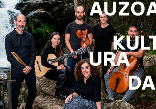 Cartel 'Auzoa Kultura Da!'
