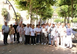 Jubilados en la salida a Tolosa