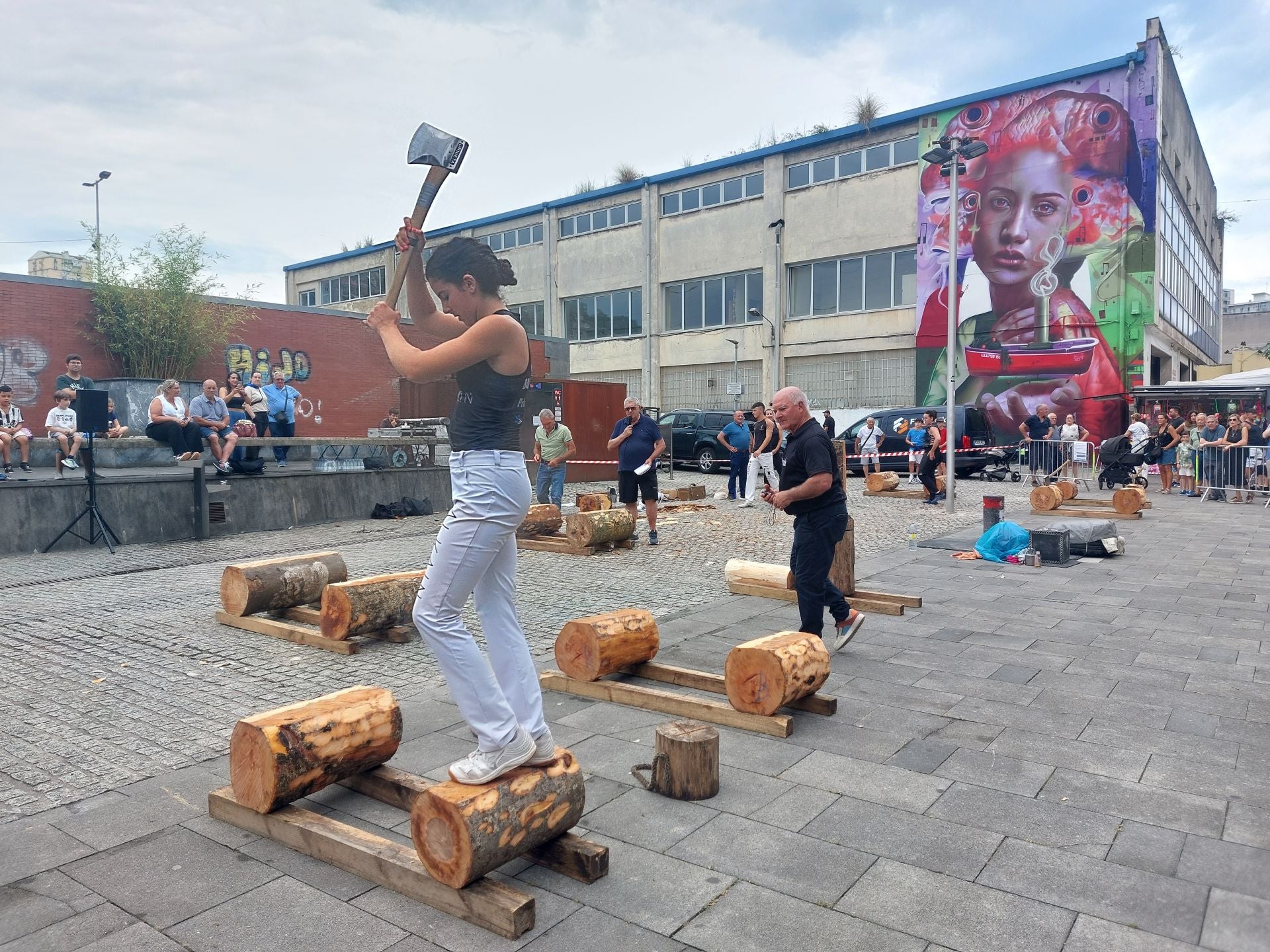 Las fiestas del Carmen, en Trintxerpe
