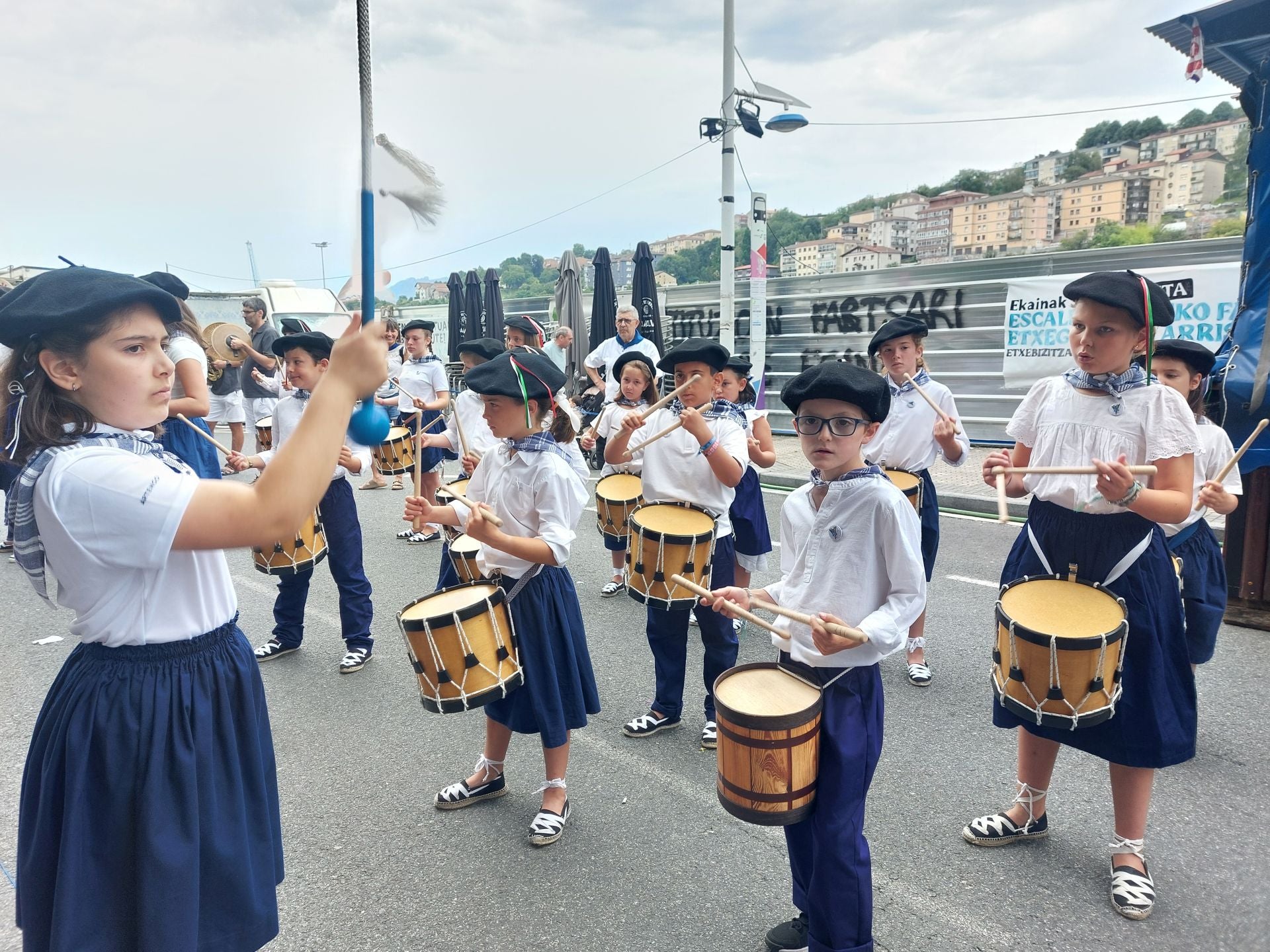 Las fiestas del Carmen, en Trintxerpe