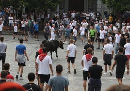 Un instante de la sokamuturra del Día del Txiki del pasado año.
