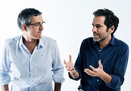 Madina y Sémper en una fotografía compartida por el politíco socialista en sus redes sociales