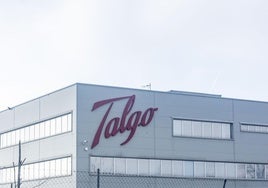 Fachada de la sede de Talgo en Rivabellosa.