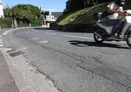 Cuesta de Aldapeta en Donostia.