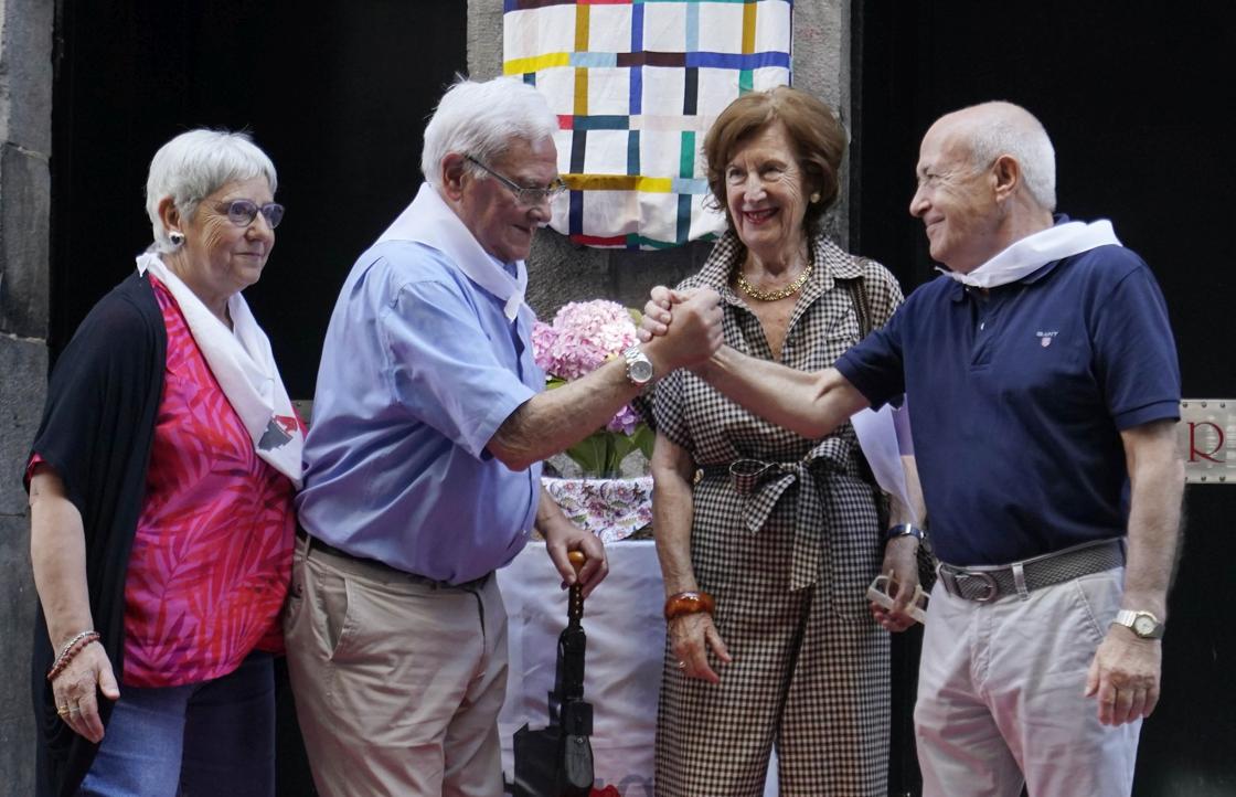 Homenaje a tres vecinos de Hernani en las Fiestas del Carmen