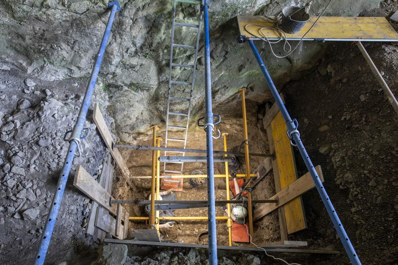 Restos de los neandertales en Zegama