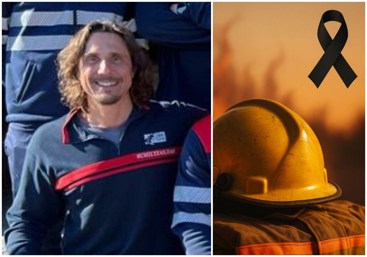 Alain Sainz, bombero vizcaíno de 53 años fallecido este fin de semana en Portugal.