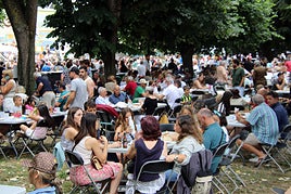 Este es el aspecto que presentaba la pradera de Iñurritza al mediodía.