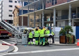 Accidente laboral registrado en Txomin Enea en Donostia en mayo de este año