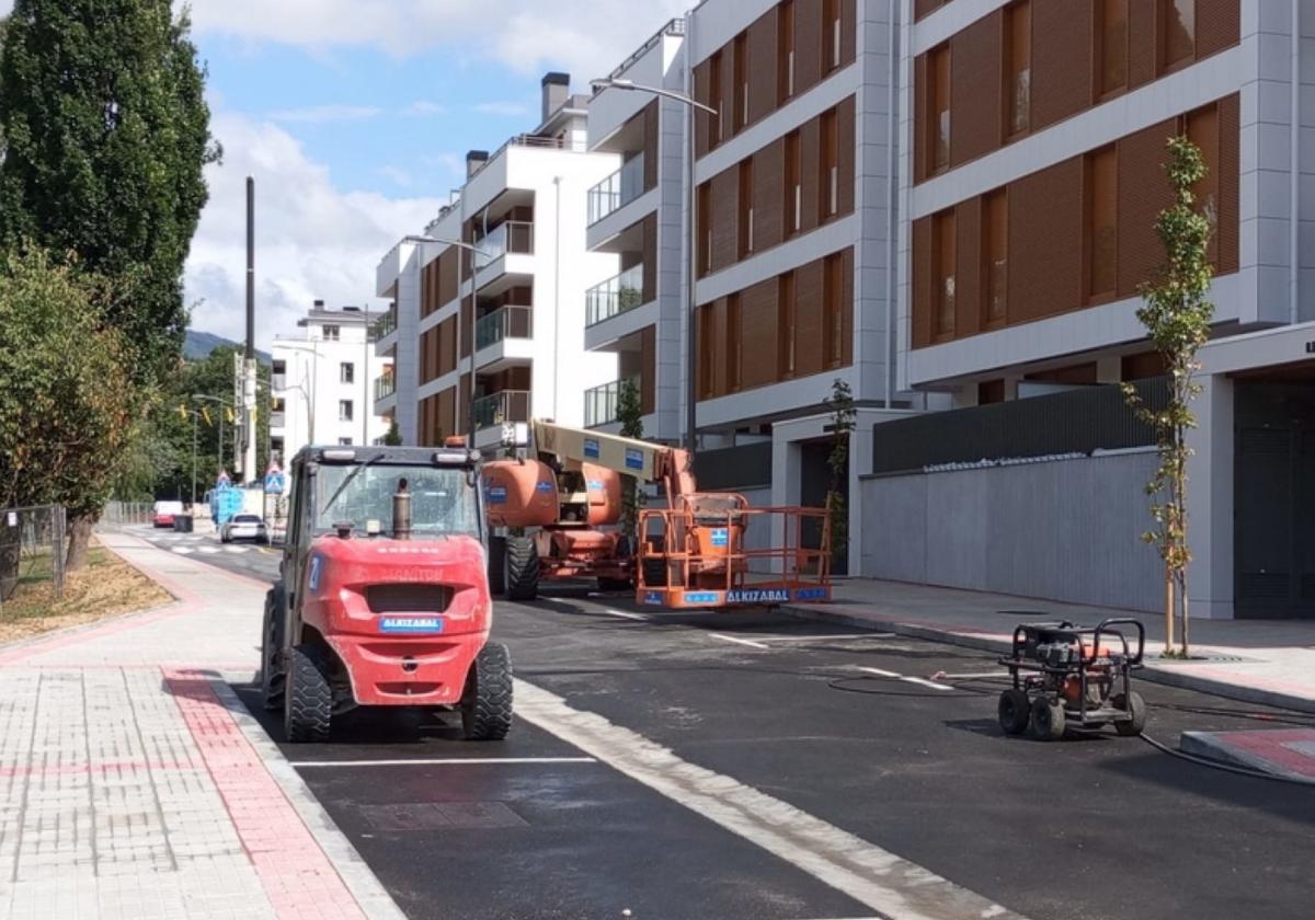 Hoy se abre la renovada calle Iurramendi.