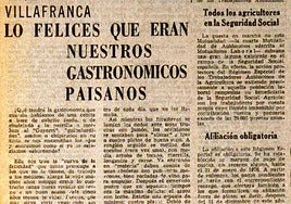 Cabecera del artículo de Kifi, corresponsal de EL DIARIO VASCO en Ordizia el 23-VII-1975.