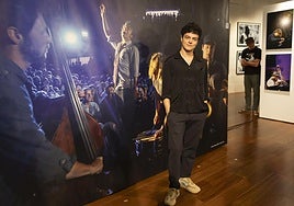 Cullum este martes en San Telmo, antes de antender a los medios.