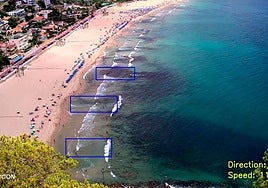 RESAC-OFF, la nueva tecnología de Tekniker para reducir los ahogamientos en las playas en tiempo real, en su implementación en la playa de Poniente de Benidorm.