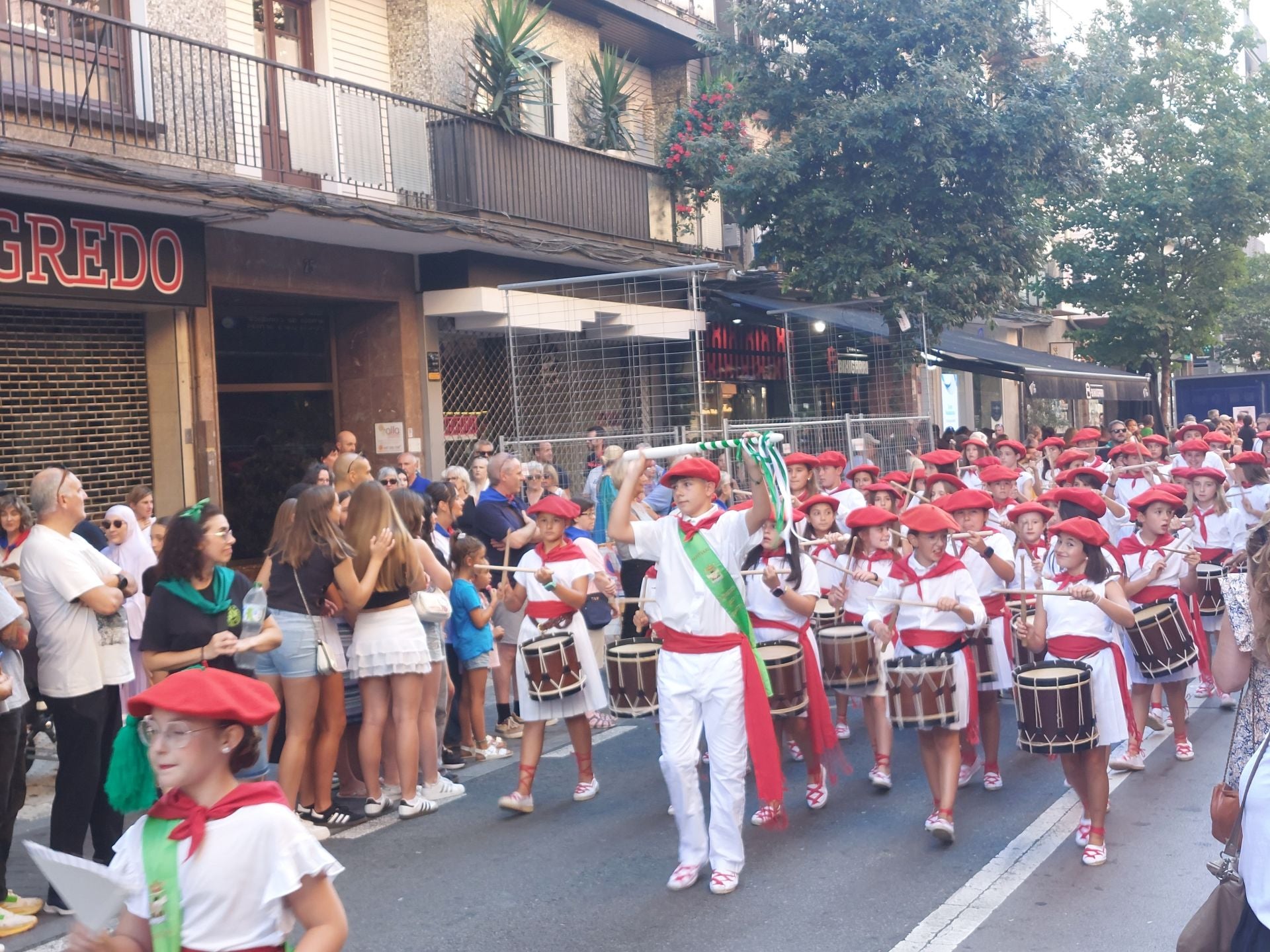 Los rataplanes inundan Errenteria