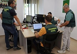 Operación de la Guardia Civil de delitos informáticos.