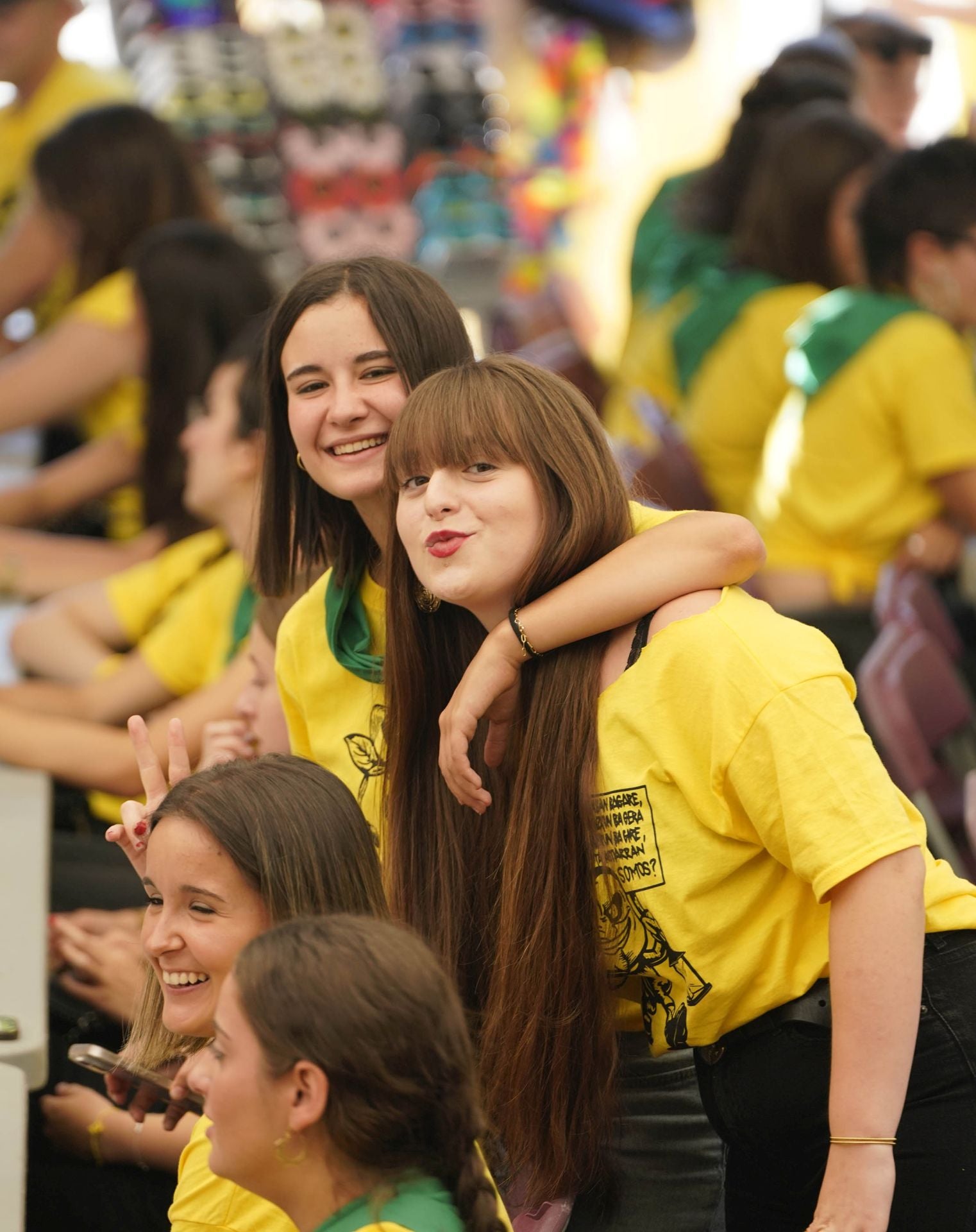 Comida joven y juegos recreativos en el segundo día de las Santio jaiak