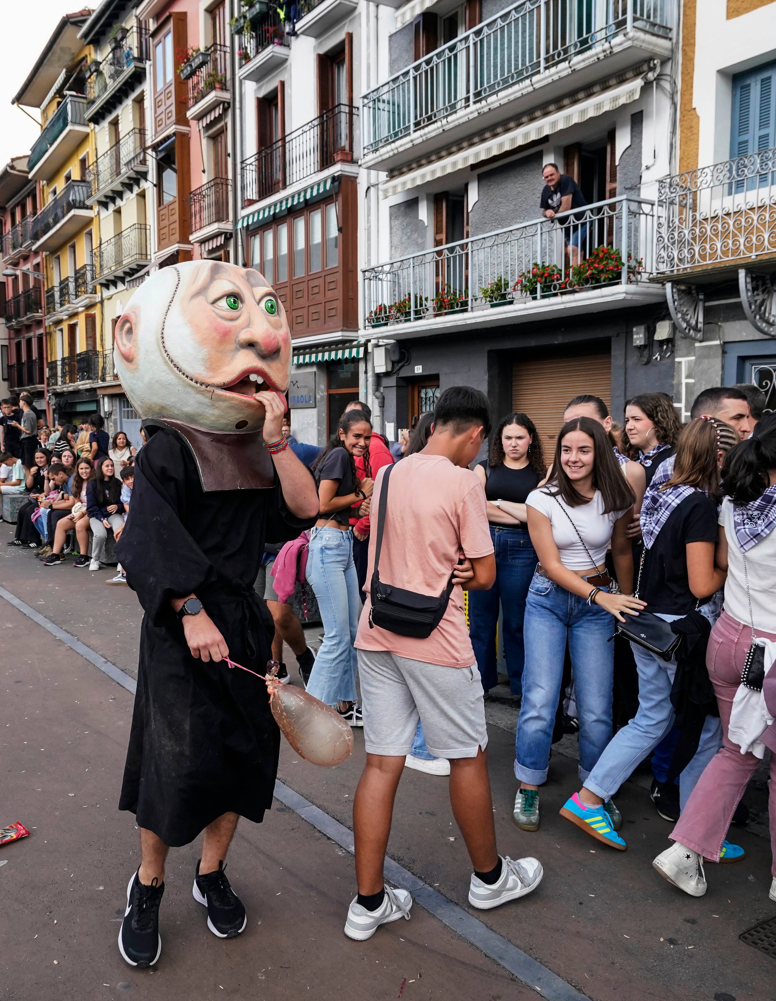 Villabona comienza las fiestas de Santiago con el txupinazo