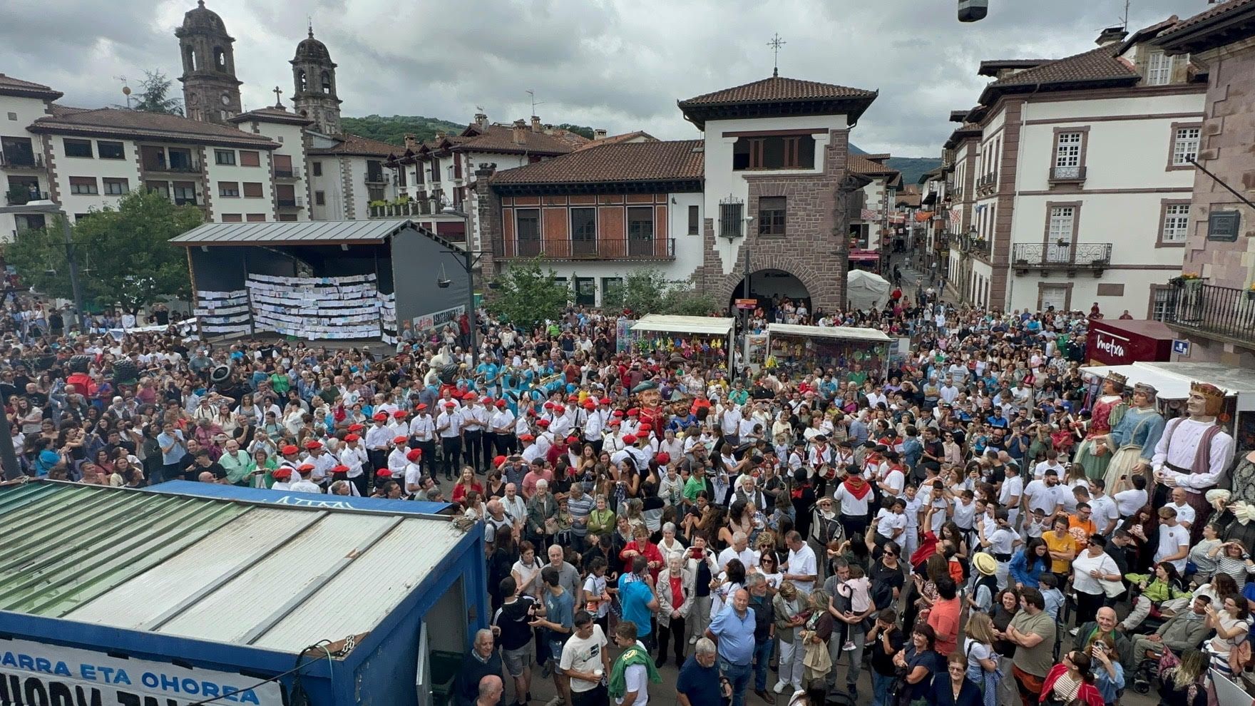 Txupinazo en Elizondo
