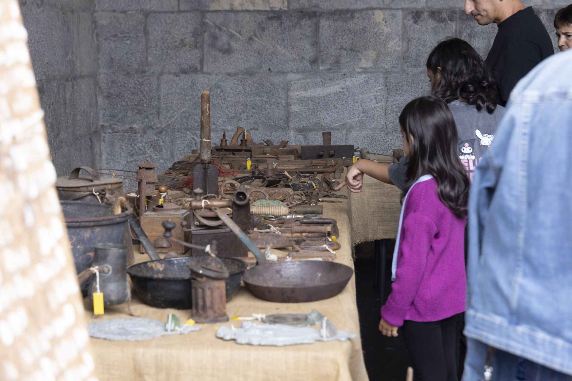 Ambiente festivo en Astigarraga por el día de Santa Ana