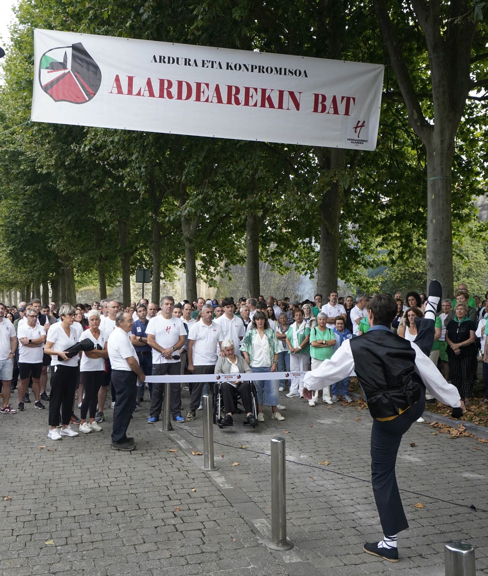 El 'Alardearekin Bat' de Hondarribia, en imágenes