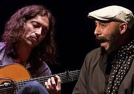 David Colomo 'Pajarillo' y José Jiménez ofrecerán un concierto de flamenco mañana miércoles.