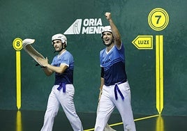 Aldabe y Juanenea rompieron el pronóstico y se hicieron con las txapelas en Galarreta.