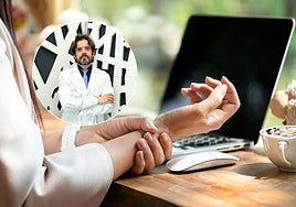 El dr. Samuel Pajares, responsable de la Unidad de Mano y Muñeca de la Policlínica Gipuzkoa