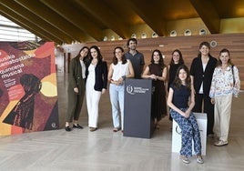 Artistas y músicos que participan en la jornada inaugural de la 86ª Quincena Musical, este martes en el Kursaal.