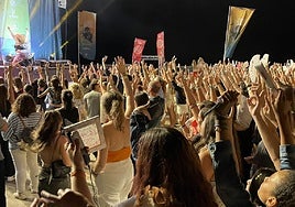 Así de bien se lo pasó el público asistente al concierto del pasado año en el mismo escenario.