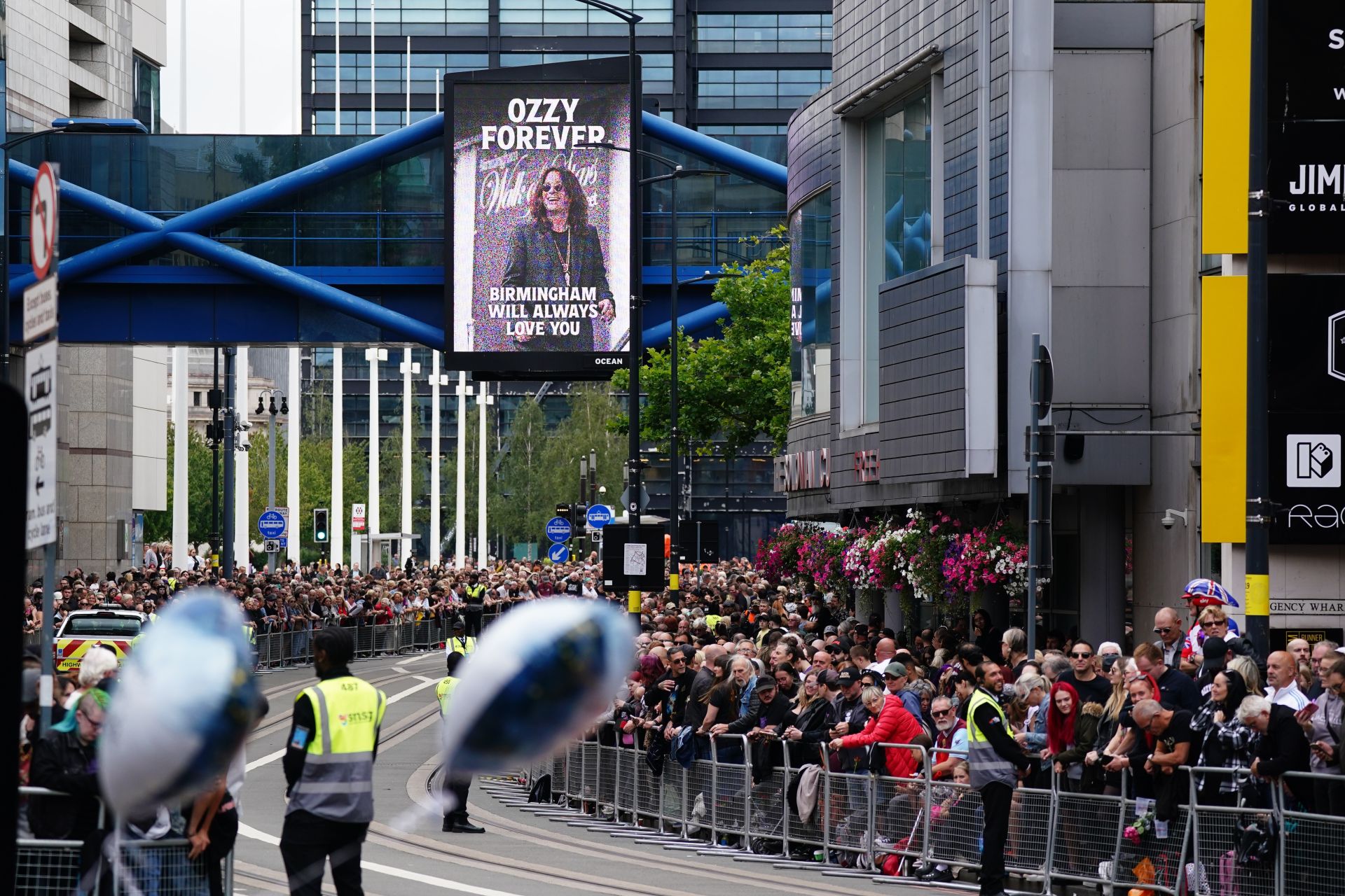 El último viaje de Ozzy Osbourne por las calles de Birmingham