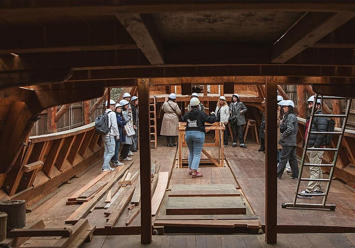 Albaola inicia el viernes las primeras visitas guiadas al interior de la nao San Juan